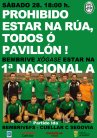 Cartel do encontro Bembrive FS-Cuellar Segovia animando a afección a acudir ao encontro de liga nacional. Maio 2011.