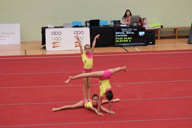 Campionato de España de ximnasia acrobática. Marín, maio de 2015