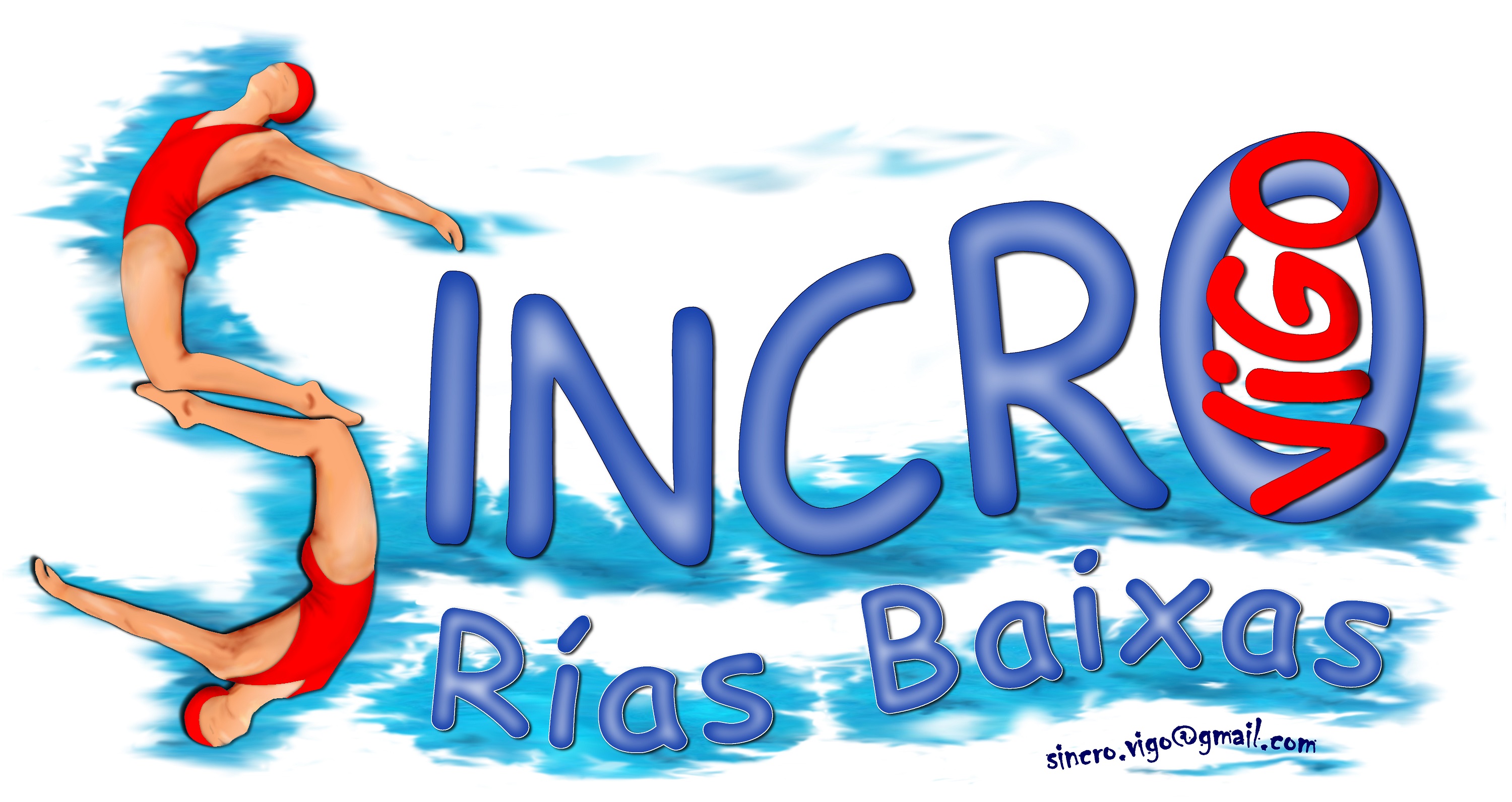 Logotipo C. N. Sincronizada Rías Baixas